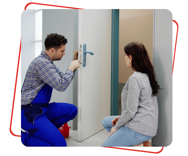 A1 Express locksmith providing professional residential lock installation service in St. Louis