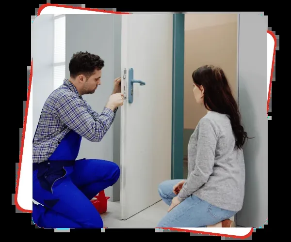 A1 Express locksmith providing professional residential lock installation service in St. Louis