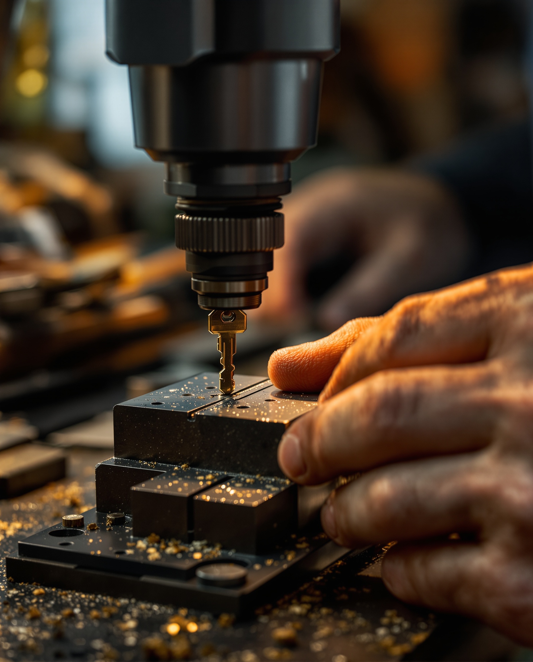 Precision key cutting and duplication service